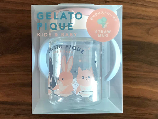 GELATO PIQUE KIDS & BABY STRAW MUGの箱の表面