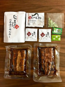 しら河ひつまぶしセットの内容量