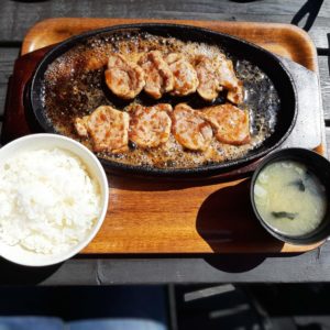 ひこま豚食堂精肉店のステーキ御膳(ヒレ200ｇ)